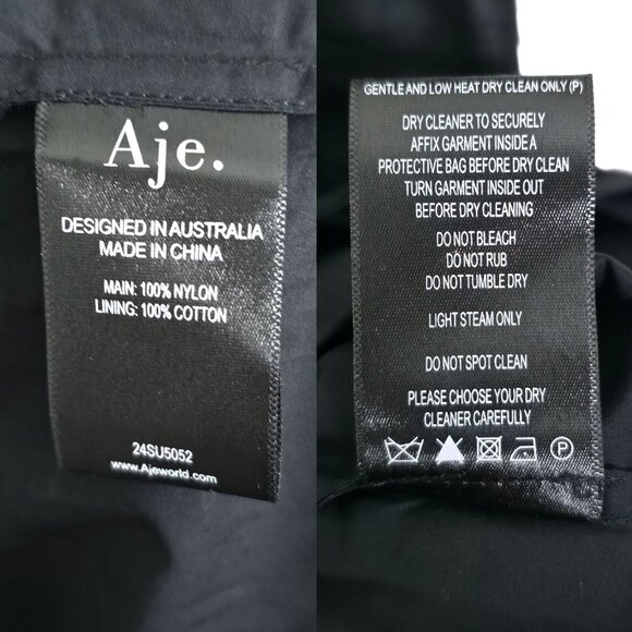 Aje Soundscape Black Strapless Ruffle Tiered Maxi Dress Size US 2 AU 6 - Picture 10 of 13